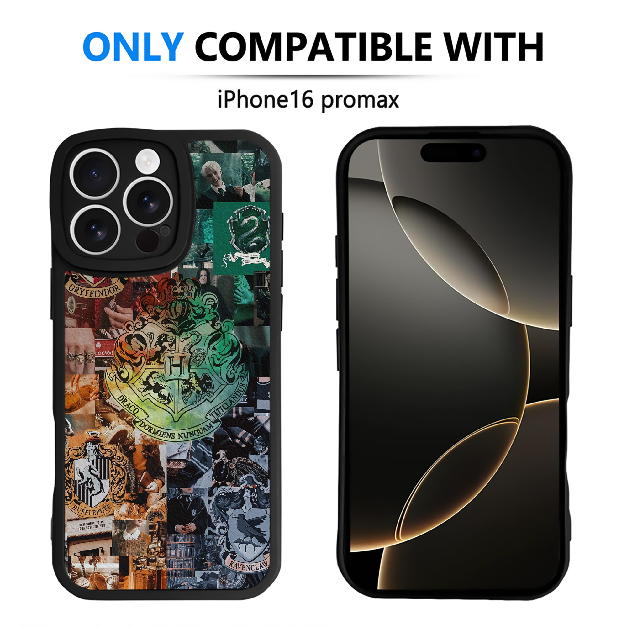（画像用） Harry Potter ハリー・ポッターシリーズ 【iPhone 16シリーズ対応】シリコンスマホケース（レザー調） 材質：シリコン